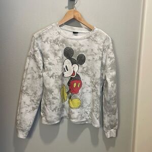 Nwot Disney Mickey Mouse tie dye womans sweatshirt